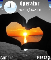 Cuore tramonto