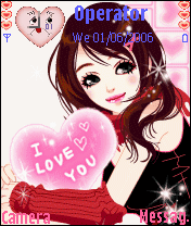 美女，适合女孩子用的，会动哦