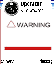 Animated Warning