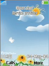 Blue Sky with Sun 