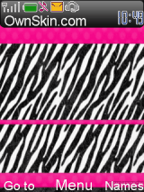 Hot pink && black. :)