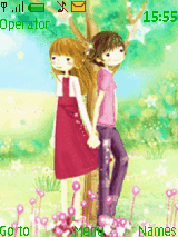 couple at the tree