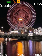 夜晚的摩天轮