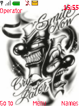 smile now cry later