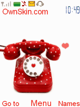 red and white polka