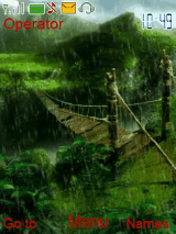 rain in nature