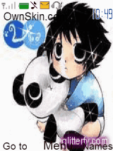 chibi L w/ mr. panda