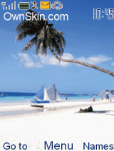 blue beach