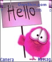 Pink hello