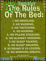 the rule of bed