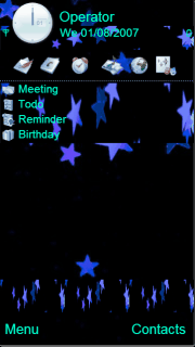 blue stars