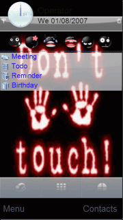 don't touch