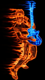 fiery guitarist